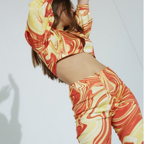 Hosbjerg Vilma Liquid Flare Pants - Picture 7 of 7